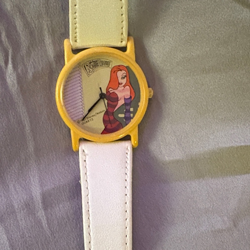 Jessica Rabbit Watch with White Strap